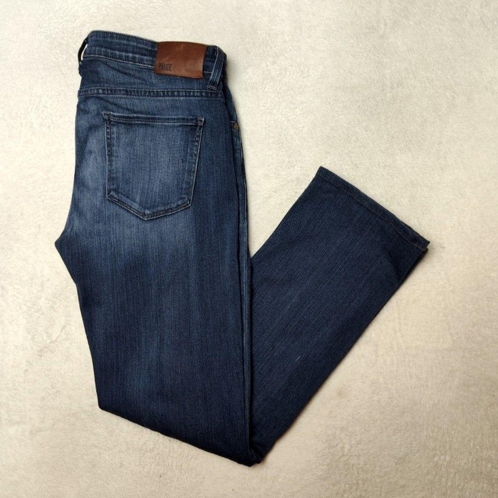 Paige Jeans Mens 33x32 Blue Federal Blakely Slim Straight Medium Stretch USA